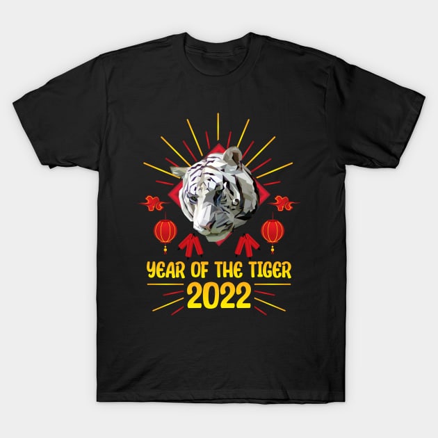 Good Luck Zodiac Happy Chinese New Year of the Tiger 2022 T-Shirt by jodotodesign